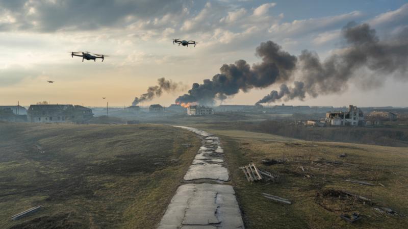 Egy ukrán városra brutális légitámadás zúdult, amely során Oroszország először használt célzott bombákat a térségben.